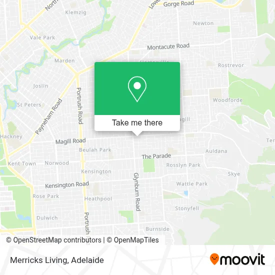 Mapa Merricks Living