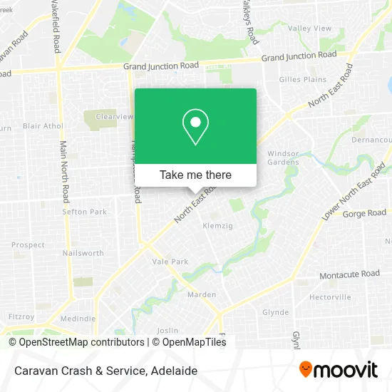 Mapa Caravan Crash & Service