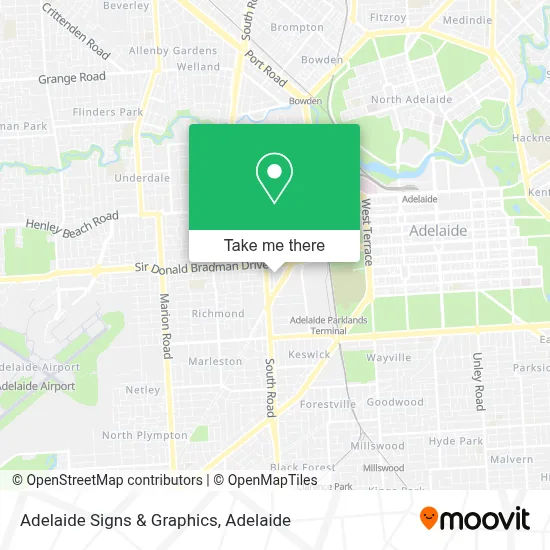 Mapa Adelaide Signs & Graphics