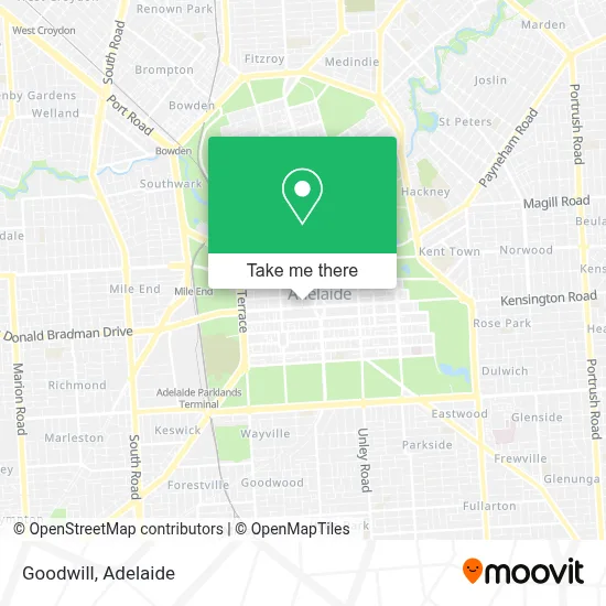 Mapa Goodwill