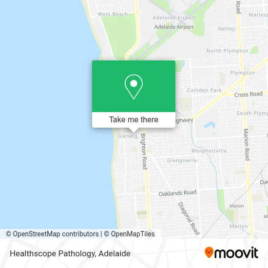 Mapa Healthscope Pathology