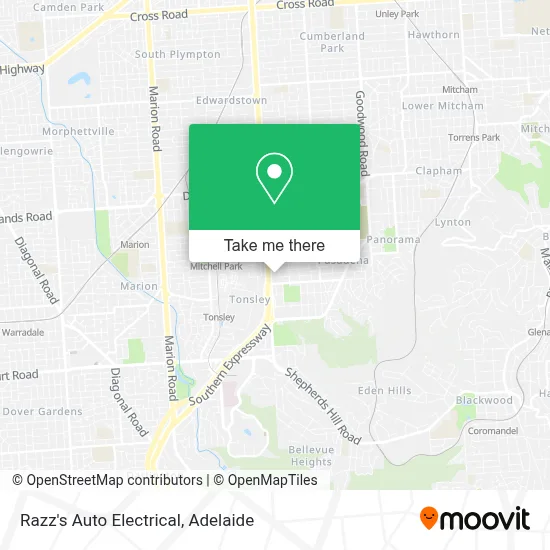 Razz's Auto Electrical map