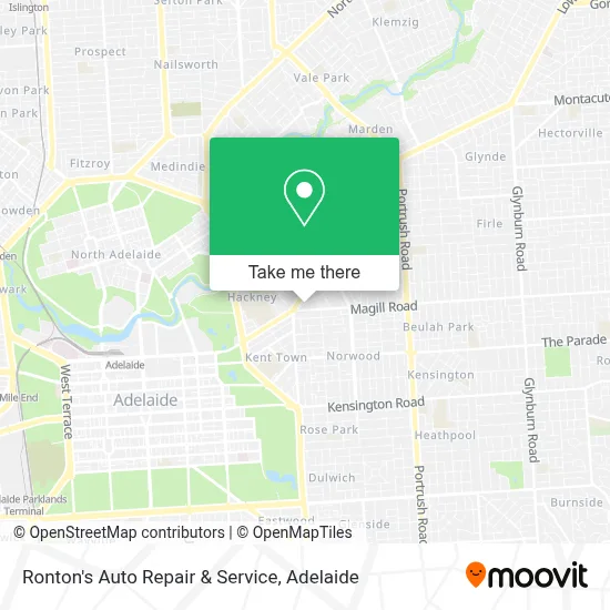 Mapa Ronton's Auto Repair & Service