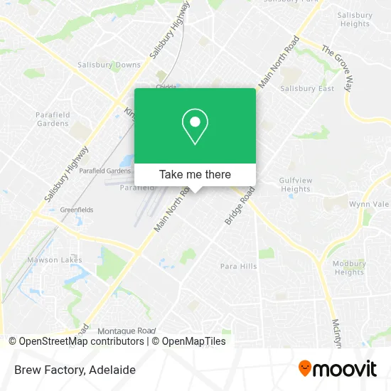Mapa Brew Factory