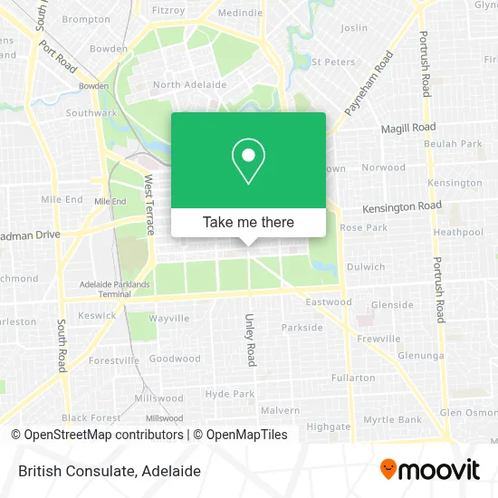 Mapa British Consulate