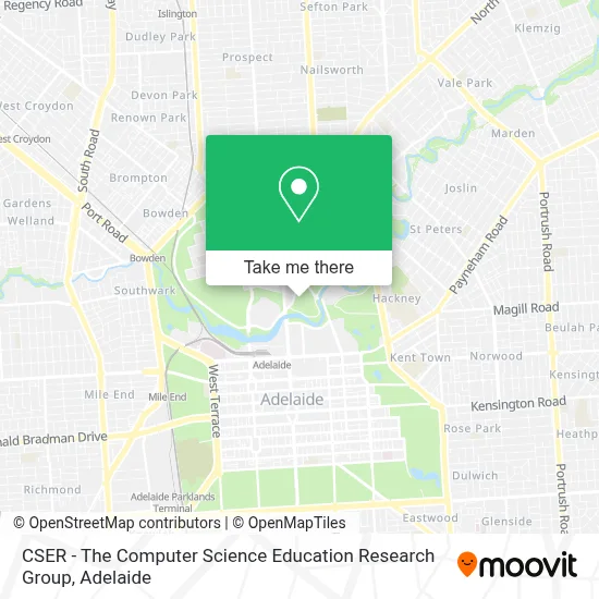 Mapa CSER - The Computer Science Education Research Group