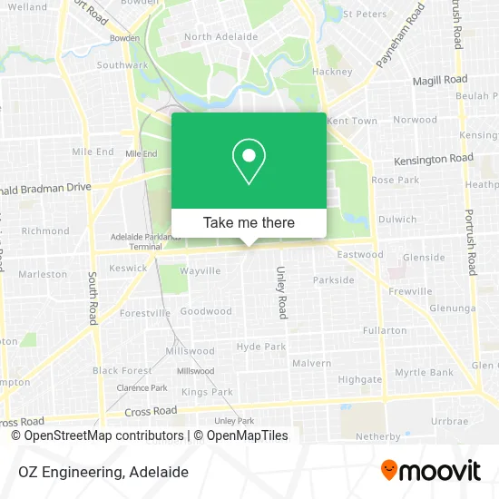 Mapa OZ Engineering