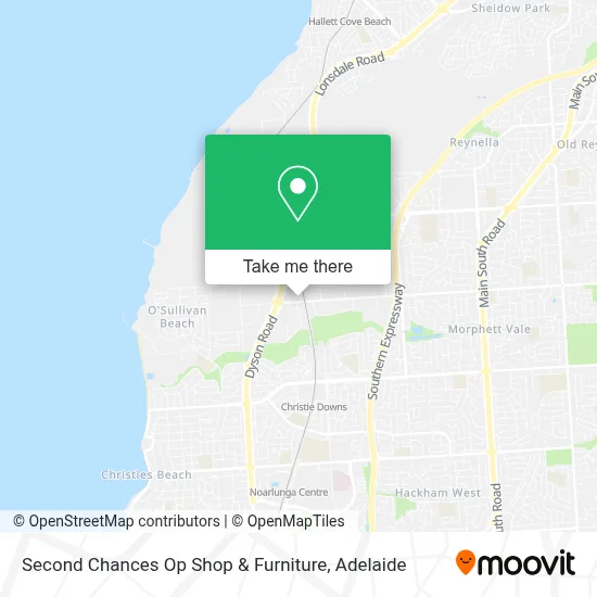 Mapa Second Chances Op Shop & Furniture