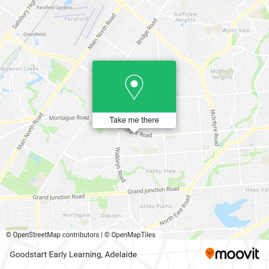 Mapa Goodstart Early Learning