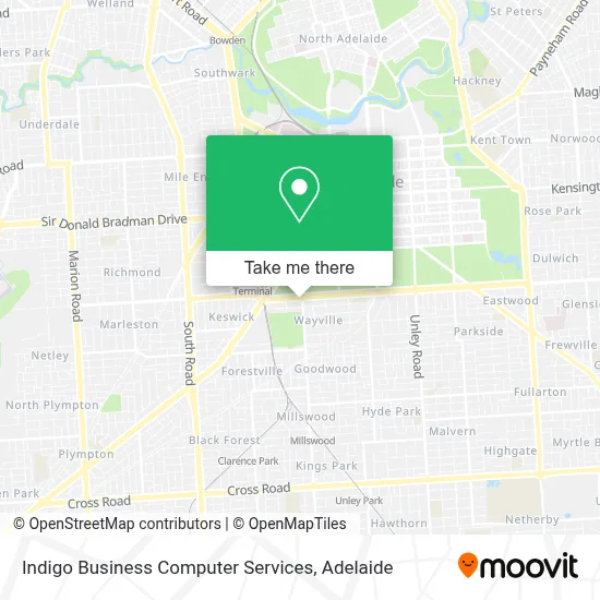 Mapa Indigo Business Computer Services