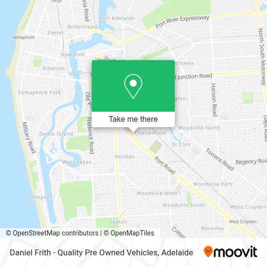 Mapa Daniel Frith - Quality Pre Owned Vehicles