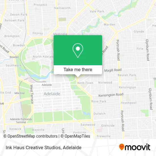 Mapa Ink Haus Creative Studios