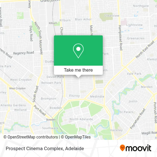 Mapa Prospect Cinema Complex