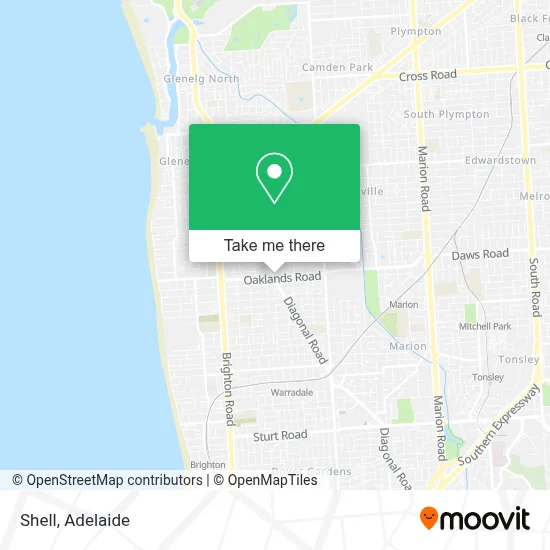Mapa Shell