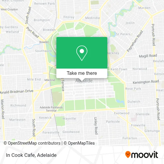In Cook Cafe map