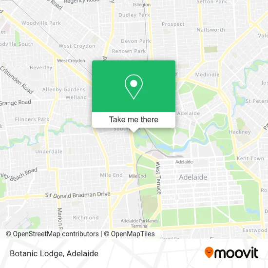 Mapa Botanic Lodge