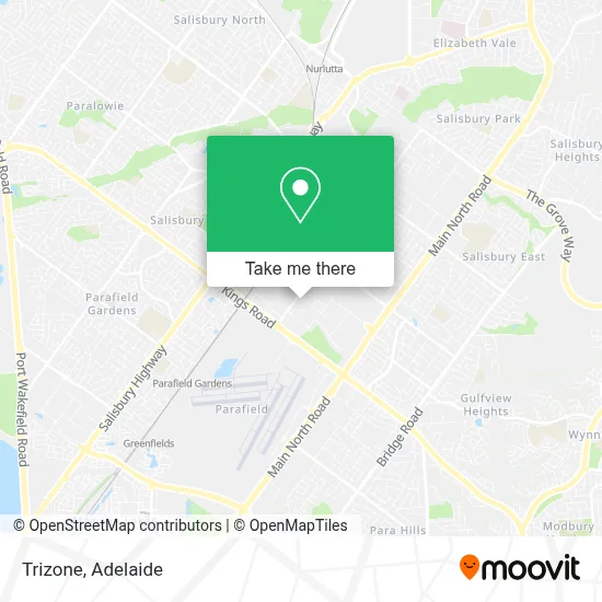 Mapa Trizone