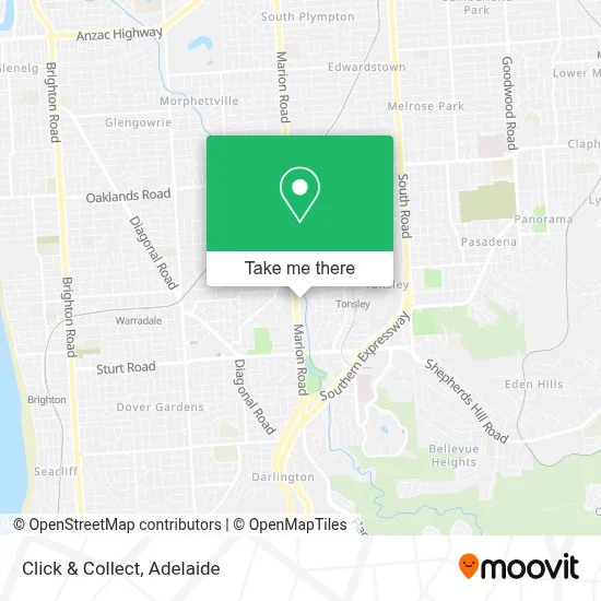 Mapa Click & Collect