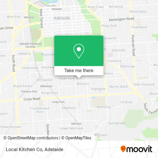 Mapa Local Kitchen Co