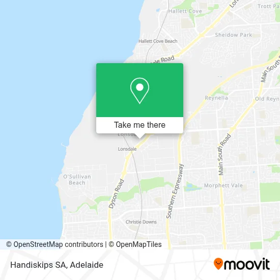Mapa Handiskips SA
