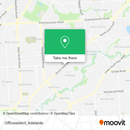 Mapa Officeselect