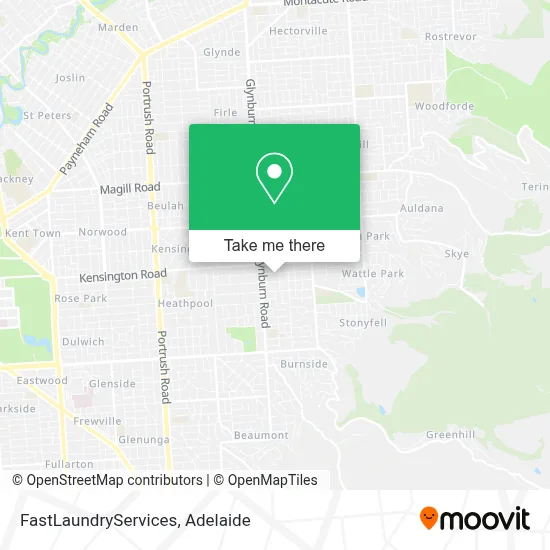 Mapa FastLaundryServices