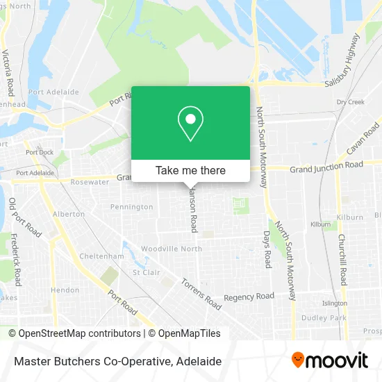Mapa Master Butchers Co-Operative