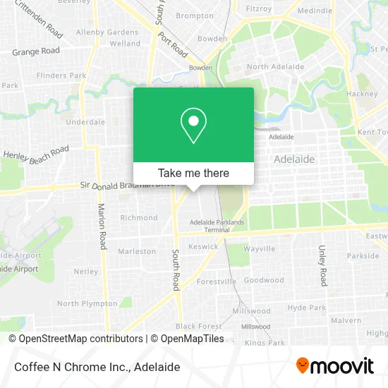 Mapa Coffee N Chrome Inc.