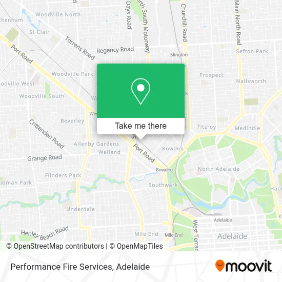 Mapa Performance Fire Services