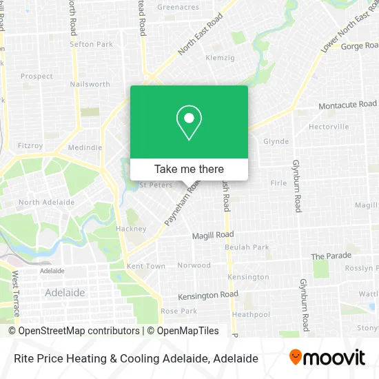 Mapa Rite Price Heating & Cooling Adelaide