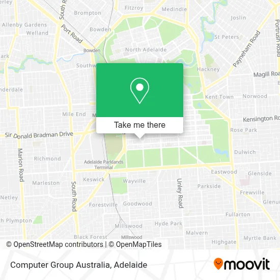 Computer Group Australia map