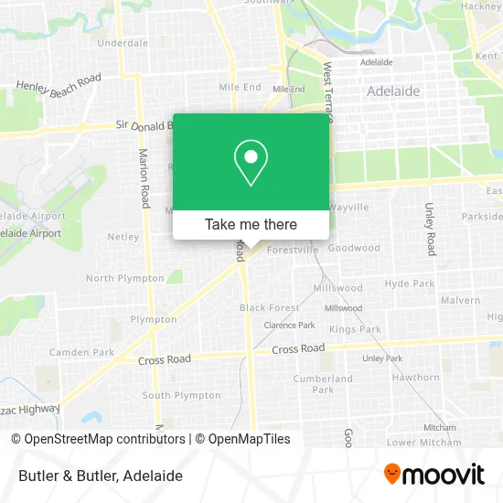 Mapa Butler & Butler