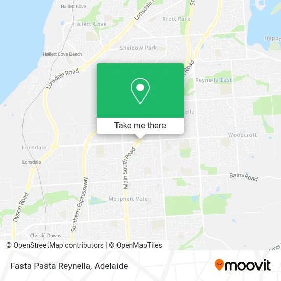 Mapa Fasta Pasta Reynella