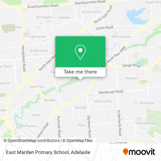 Mapa East Marden Primary School