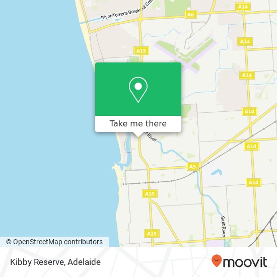 Mapa Kibby Reserve