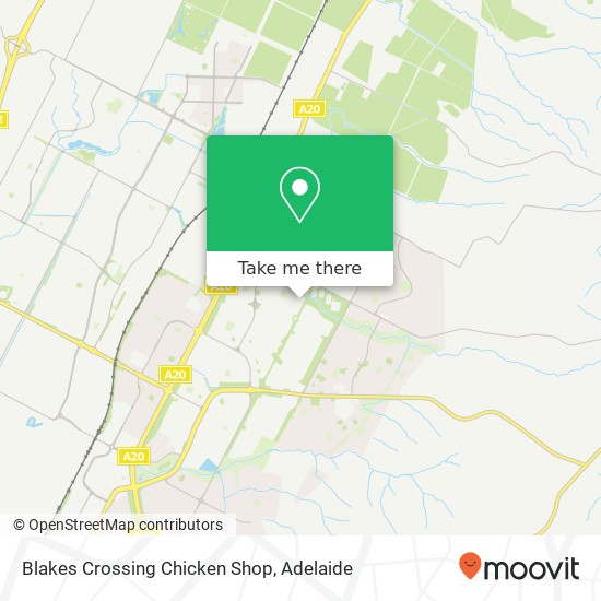 Mapa Blakes Crossing Chicken Shop