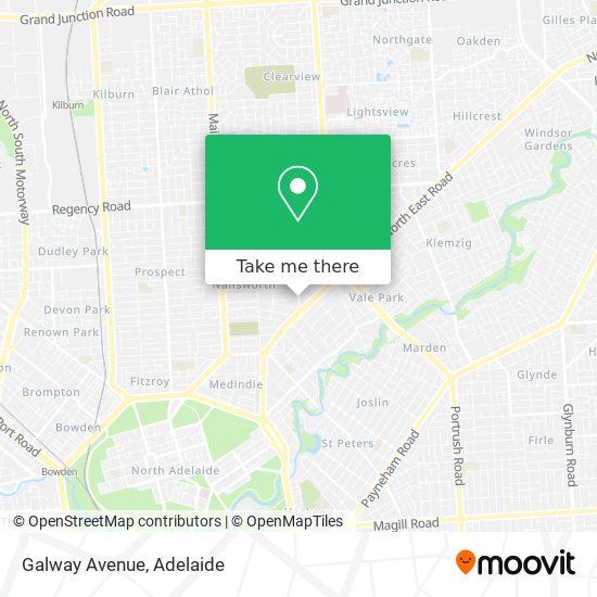 Mapa Galway Avenue