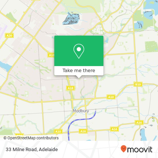 Mapa 33 Milne Road