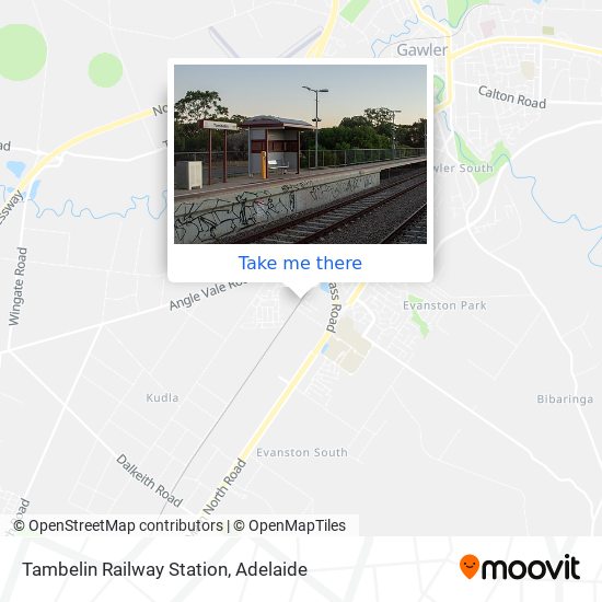Mapa Tambelin Railway Station