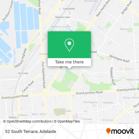 52 South Terrace map