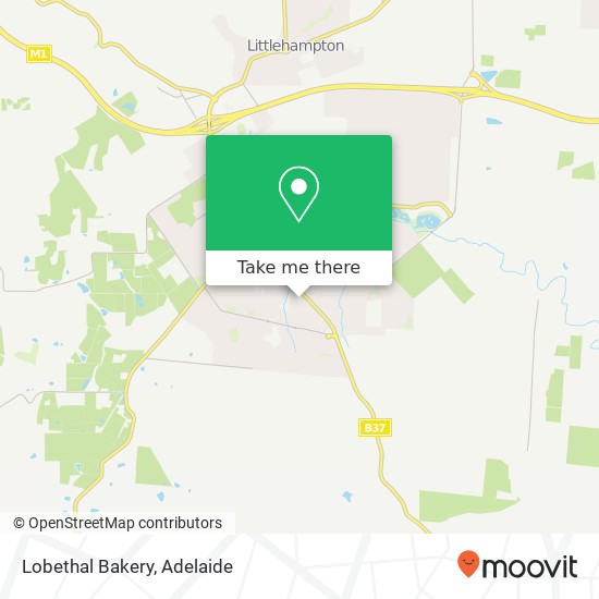 Lobethal Bakery map