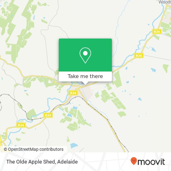 The Olde Apple Shed map