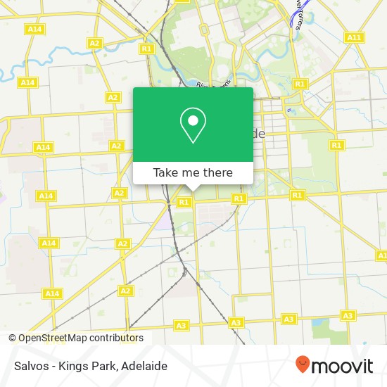 Salvos - Kings Park map