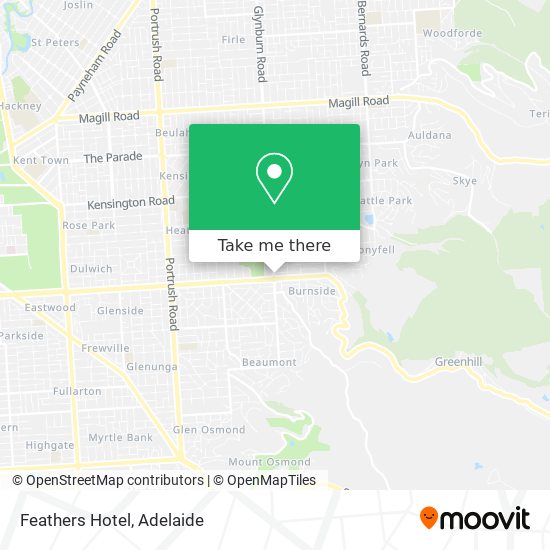 Feathers Hotel map