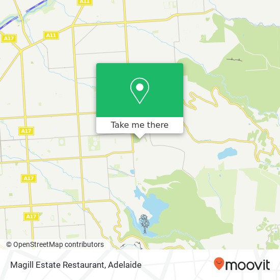 Magill Estate Restaurant map