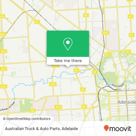 Mapa Australian Truck & Auto Parts