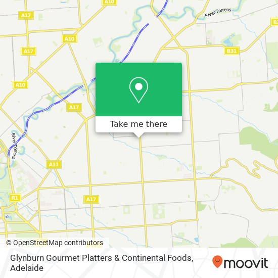 Glynburn Gourmet Platters & Continental Foods map