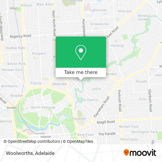 Woolworths map