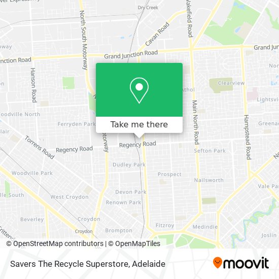 Mapa Savers The Recycle Superstore