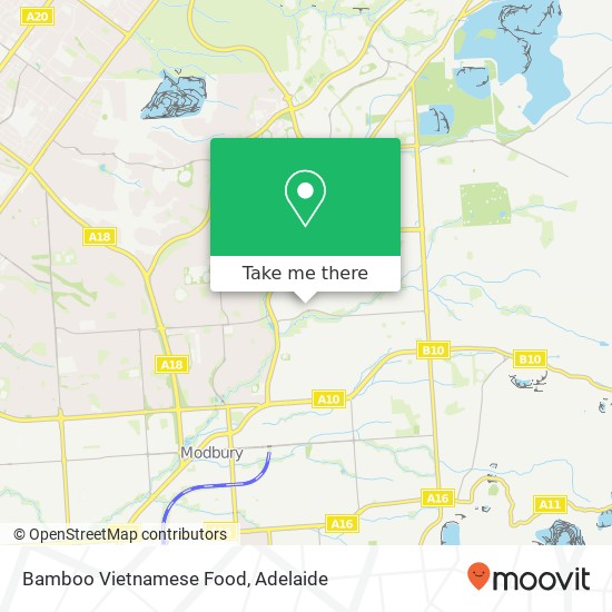 Bamboo Vietnamese Food map